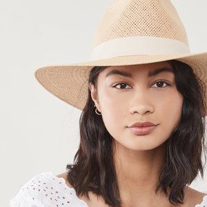 JANESSA LEONE | Hamilton Hat | Sand | Size M